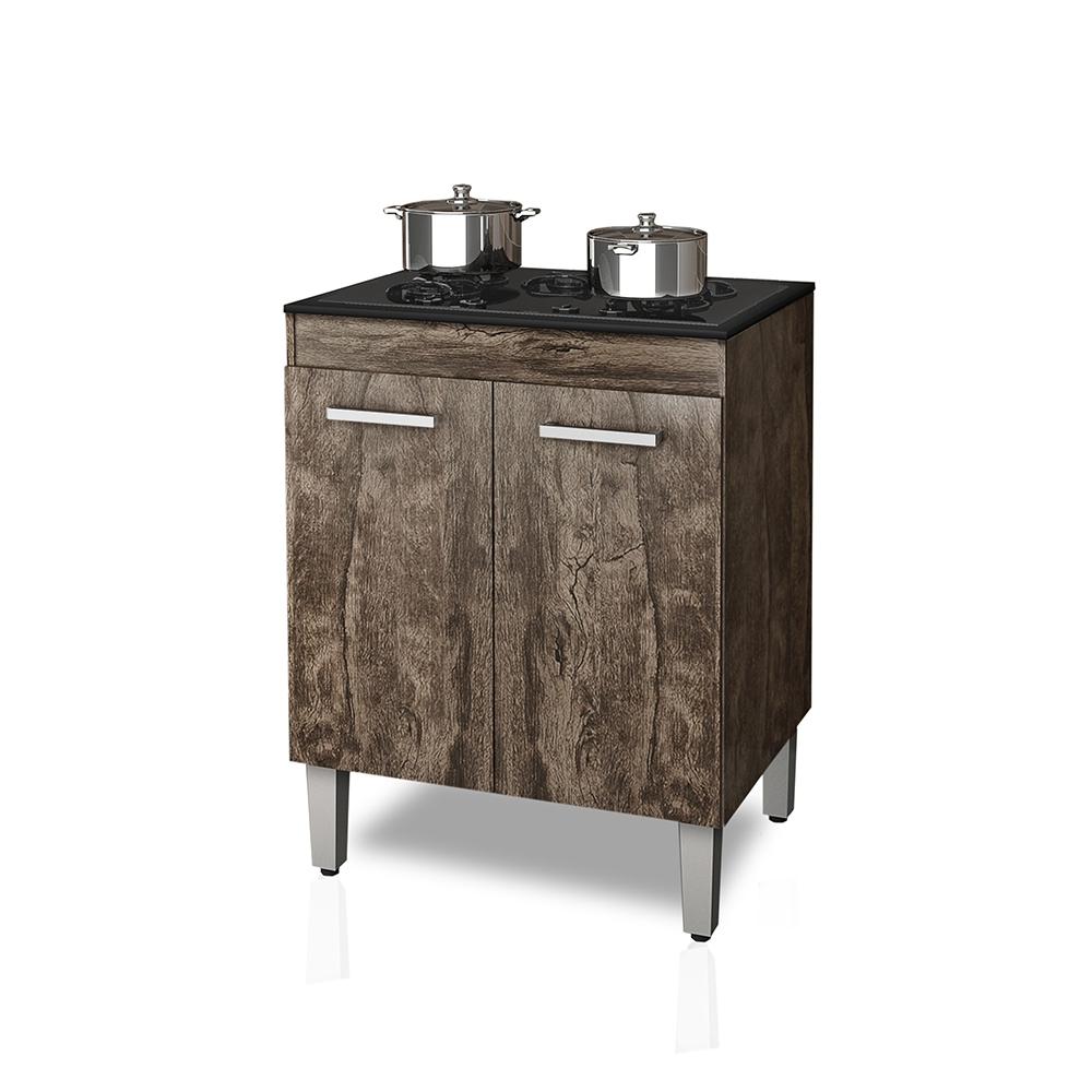 BALCÃO PARA COOKTOP 5 BOCAS 2 PORTAS CASTANI NAURU