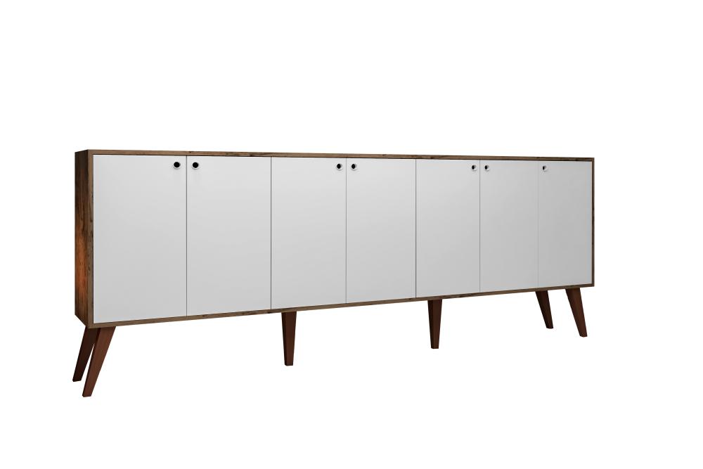 Balcao Aparador Retro Nicaragua Castani com Branco Bela Casa
