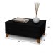 MESA DE CENTRO 1 GAVETA RETRO PRETO CAMBOJA