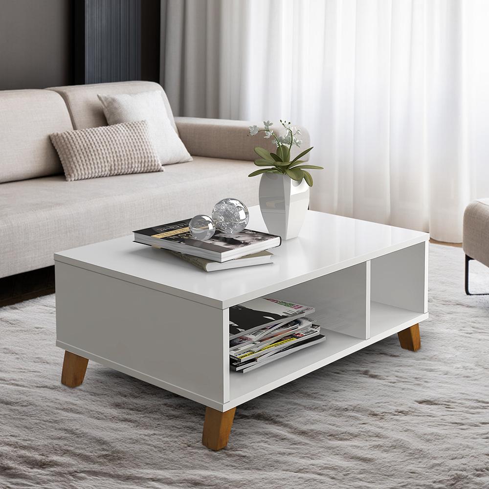 MESA DE CENTRO MODERNA JORDANIA BRANCO