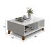 MESA DE CENTRO MODERNA JORDANIA BRANCO