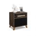 Mesa De Cabeceira Retro Castani Com Preto Escocia