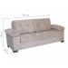Sofá 3 Lugares Monte Carlo Suede Bege