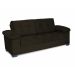 Sofá 3 Lugares Monte Carlo Suede Marrom