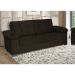 Sofá 3 Lugares Monte Carlo Suede Marrom