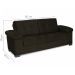 Sofá 3 Lugares Monte Carlo Suede Marrom