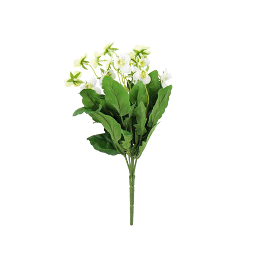 Buquê Amor Perfeito Artificial Branco