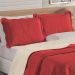 Colcha King Bouti dupla Face 03 Peças - Vermelho 