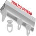 Cortina 2 Mts Sala Quarto Escritório Blackout Voal Trilho Suisso - Bege