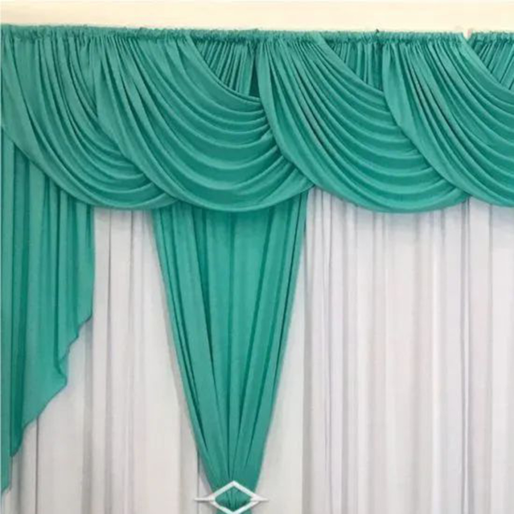Cortina Idealle para Varão em Malha 4,00m x 2,60m Sala Quarto Top - Verde