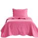 Kit Cobre Leito Colcha Bouti Solteiro Infantil 2 Peças - Pink 