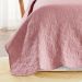 Kit Cobre Leito Colcha Bouti Solteiro Infantil 2 Peças - Rosa 