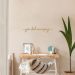 Frase de Parede You Look Amazing 120x25 Areia
