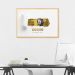 Quadro 1 Milhão de Reais Gold 43x30 Caixa Marfim