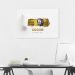 Quadro 1 Milhão de Reais Gold 43x30 Filete Branco