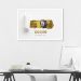 Quadro 1 Milhão de Reais Gold 43x30 Sem Moldura