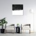 Quadro Abstrato Black Square 86x86 Sem Moldura