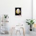 Quadro Abstrato Marble Head F 100x70 Filete Marfim