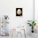 Quadro Abstrato Marble Head F 43x30 Caixa Marfim