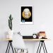 Quadro Abstrato Marble Head M 43x30 Sem Moldura