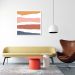 Quadro Abstrato Sand Colors 86x86 Caixa Branco