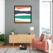 Quadro Abstrato Sand Colors Two 86x86 Caixa Preto