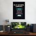 Quadro Arcade Old School Gamer 43x30 Filete Branco