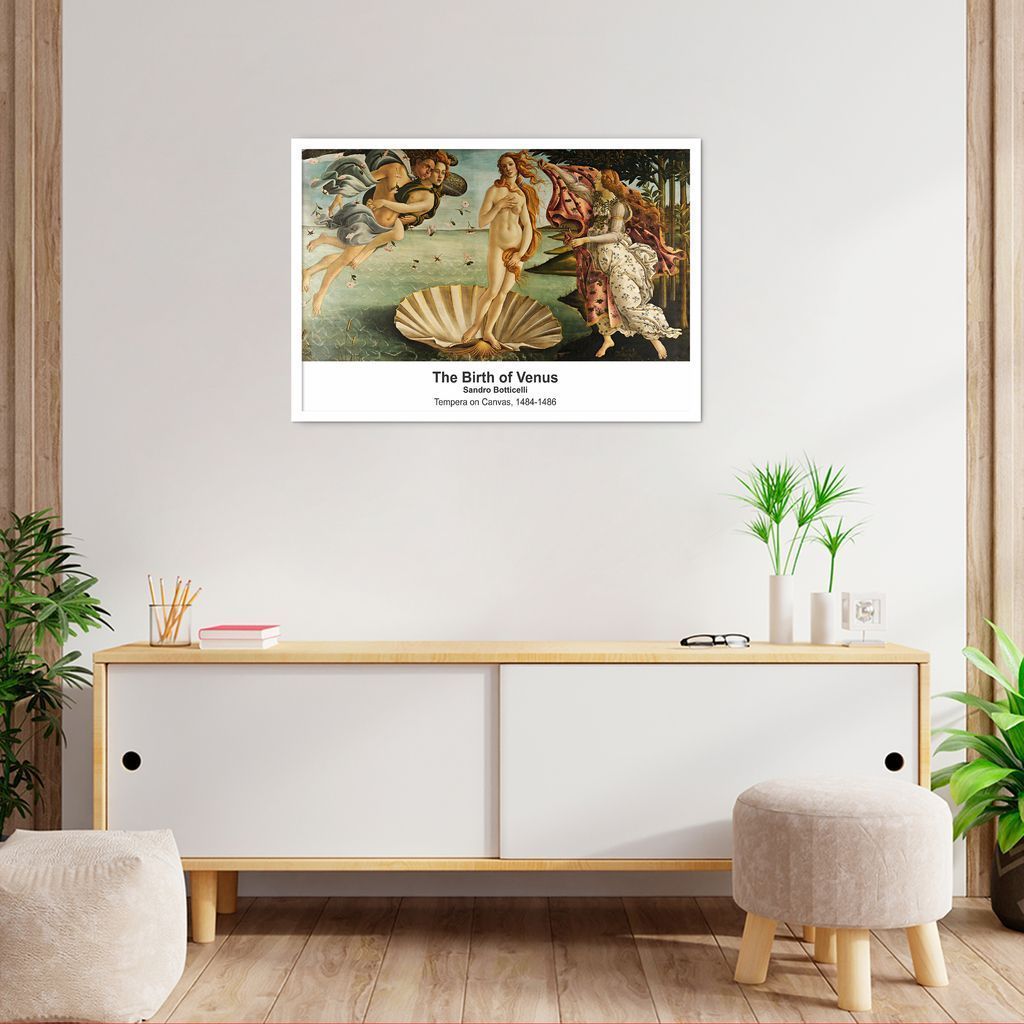 Quadro Art C The Birth of Venus 43x30 Caixa Branco