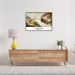 Quadro Art C The Creation of Adam 100x70 Filete Preto