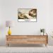 Quadro Art C The Creation of Adam 43x30 Filete Marrom