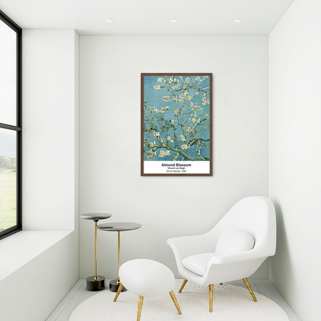Quadro Art Collection Almond Blossom 100x70 Caixa Marrom