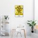 Quadro Art Collection Sunflowers 100x70 Filete Marrom