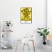 Quadro Art Collection Sunflowers 43x30 Filete Preto