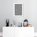 Quadro Barras Minimalistas 100x70 Caixa Branco