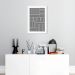 Quadro Barras Minimalistas 43x30 Caixa Branco