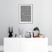 Quadro Barras Minimalistas 60x43 Filete Marrom