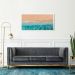 Quadro Beira Mar Caribe 120x60 Caixa Branco