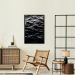 Quadro Black Ocean 43x30 Caixa Preto