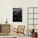 Quadro Black Ocean 60x43 Caixa Branco