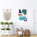 Quadro Bohemian Lines Ocean 86x60 Caixa Branco