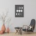 Quadro Boho Chalk Moon Phases 100x70 Filete Marrom