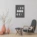 Quadro Boho Chalk Moon Phases 100x70 Sem Moldura