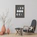 Quadro Boho Chalk Moon Phases 60x43 Caixa Marrom