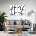 Quadro Boho Linhas Abstratas 142x100 2-100x70 Caixa Branco