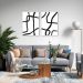 Quadro Boho Linhas Abstratas 142x100 2-100x70 Filete Branco