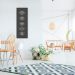 Quadro Boho Olhos Misticos 5 60x21 Filete Preto Preto