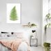 Quadro Botânica Aspidium Angulare 86x60 Filete Branco