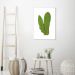 Quadro Botânica Polypodium Musaefolium 100x70 Filete Branco