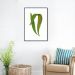 Quadro Botânica Polypodium Nitidum 43x30 Filete Preto