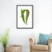 Quadro Botânica Polypodium Nitidum 60x43 Caixa Preto